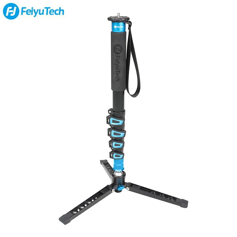 FeiyuTech Карбоновый монопод для камеры 4 х секционное многофункциональное основание