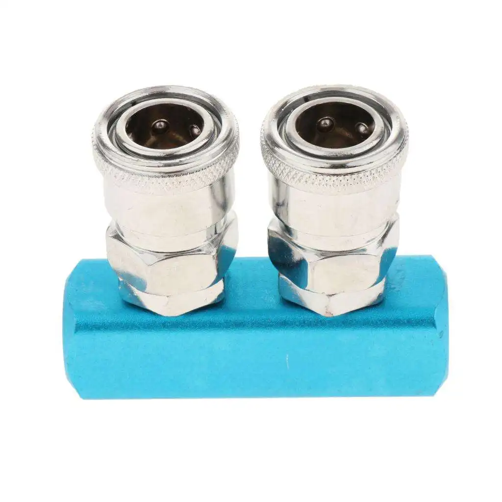 

Pneumatic C-type Quick Connector Metal Air Compressor Connector Multi Hose Coupler Quick Fittings Air Compressor Tool SML