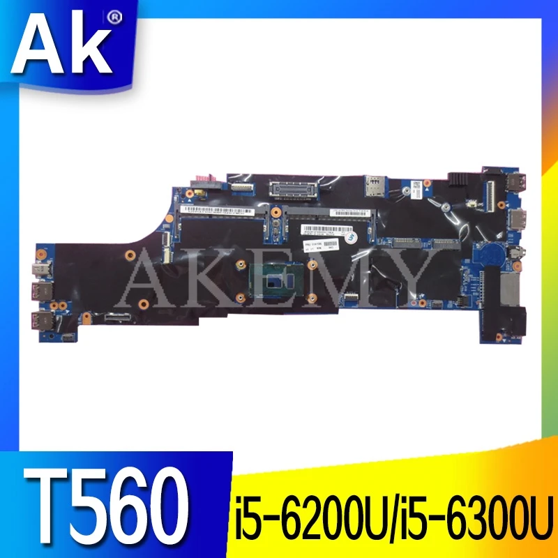 01AY306 Mainboard for lenovo THINKPAD T560 Laptop Motherboard with I5 6300 cpu|Материнские платы для ноутбуков| |