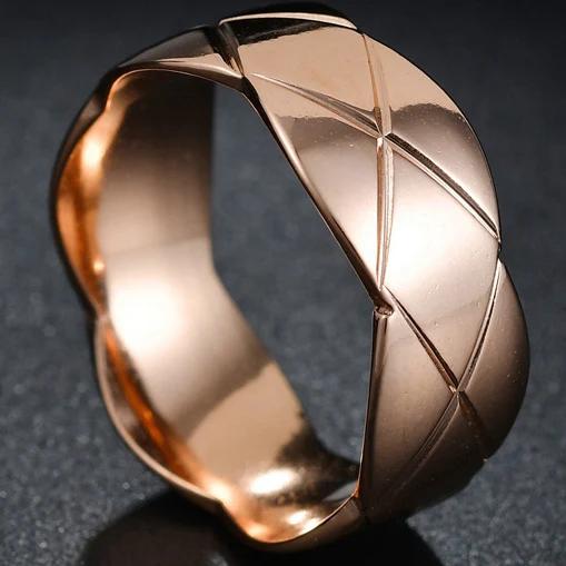8MM CRing Rose MeMolissa мужское кольцо пожарного из нержавеющей стали, тонкое кольцо с голубой линией, высокое качество, кольца с красной линией, Прямая поставка - Цвет основного камня: 8MM CRing Rose