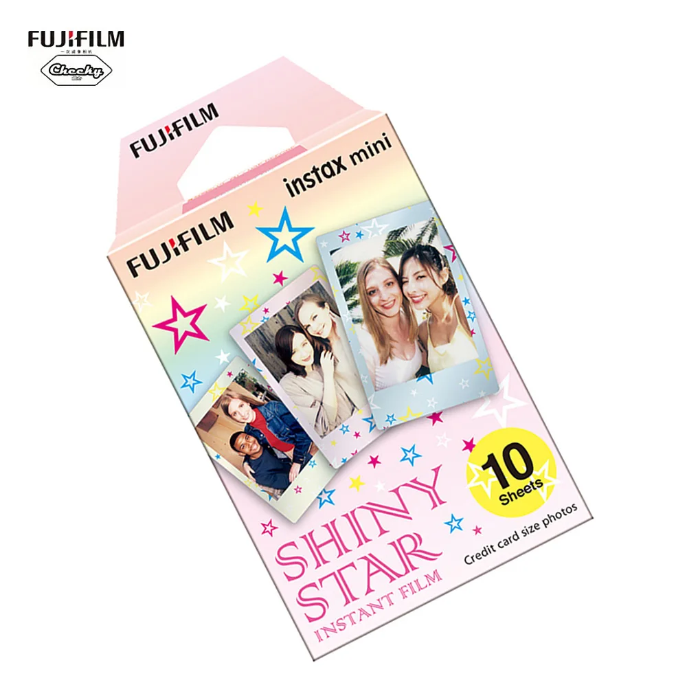 Новый Fuji Fujifilm Instax Mini 8 9 7s 70 25 50s 90 камера SP 1 2 10 60 блестящая Звезда мгновенный
