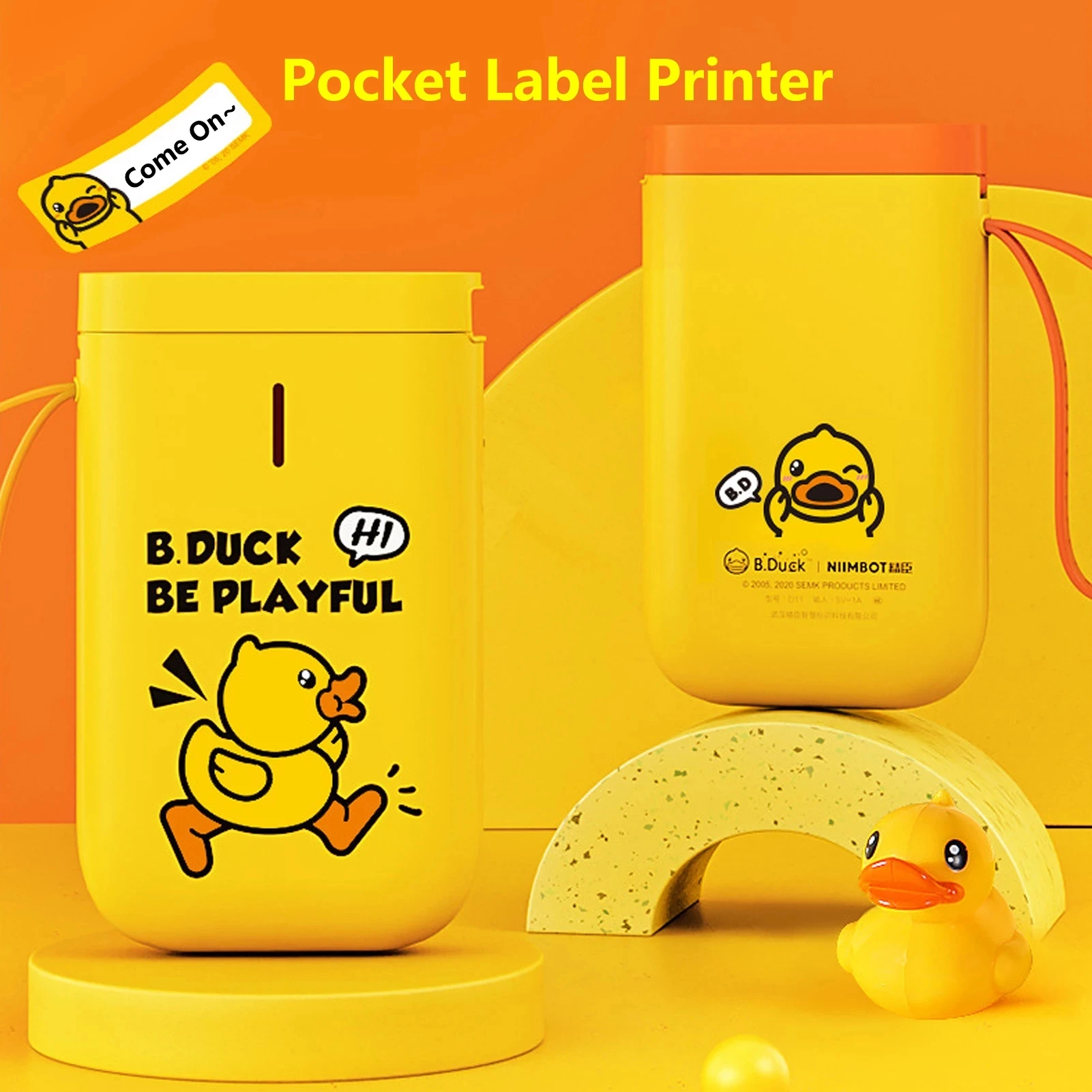 

Cute Cartoon Portable Handheld Label Printer Thermal Wireless BT Label Maker Sticker Machine Mini Label Printer For Item Sorting