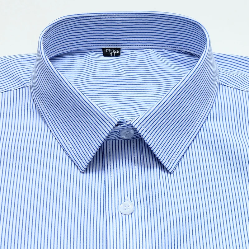 Мужская рубашка в полоску с длинным рукавом | одежда
