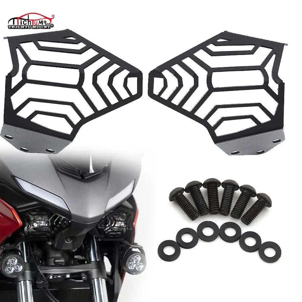 

Motorcycle Headlight Guard Grill Protection Cover For Yamaha Tracer 700 Tracer 700 7 GT 2020 2021 Aluminum Grille Protector