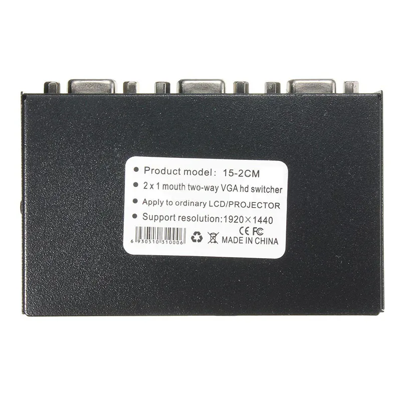 2 в 1 выход VGA порта a монитор два источника ручной переключатель