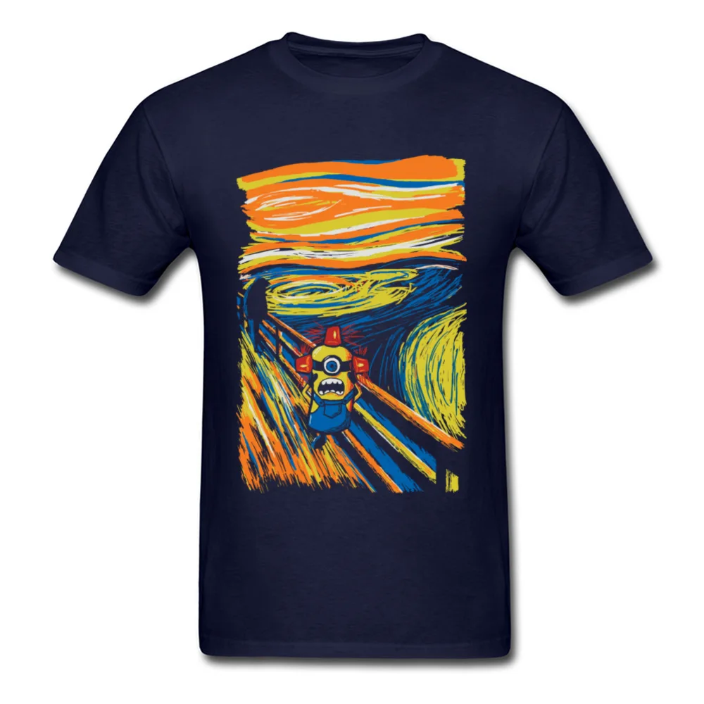 3d хлопковая Футболка Для мужчин футболки с принтом Миньоны короткий Футболки