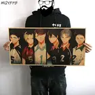 Аниме Haikyuu! Постер из крафт-бумаги, 70 х35,5 см