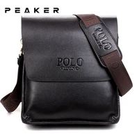 peaker mens shoulder crossbody bag male waterproof sling bag mens small bag pu leather business cross bag for husband