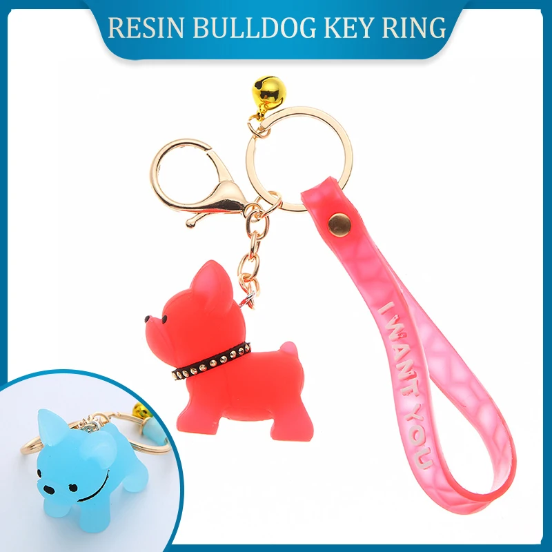 Брелок для ключей с разноцветным милым кулоном сделай сам хороший подарок салона