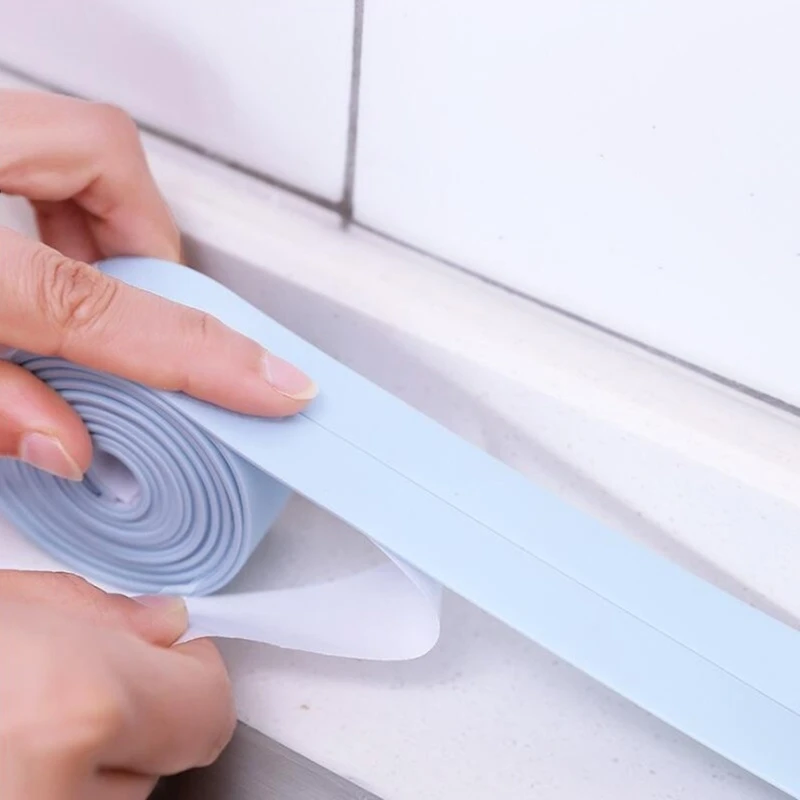 320X2.2CM/320X3.8CM Bathroom Shower Sink Sealing Tape Filling Waterproof Mildew Moisture Self-adhesive Wall Sticker Kitchen | Дом и сад