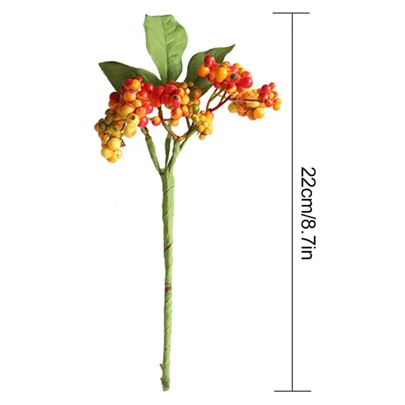 Рождество стебель с ягодами декоративные пластиковые Berry выбор искусственные