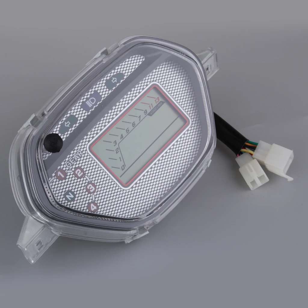 Мотоцикл 7 видов цветов Спидометр с фоновой подсветкой одометр тахометр ДЛЯ Honda