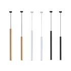 Цилиндрическая светодиодная люстра в скандинавском стиле для ресторана, декоративная лампа для бара, отеля, стойки регистрации