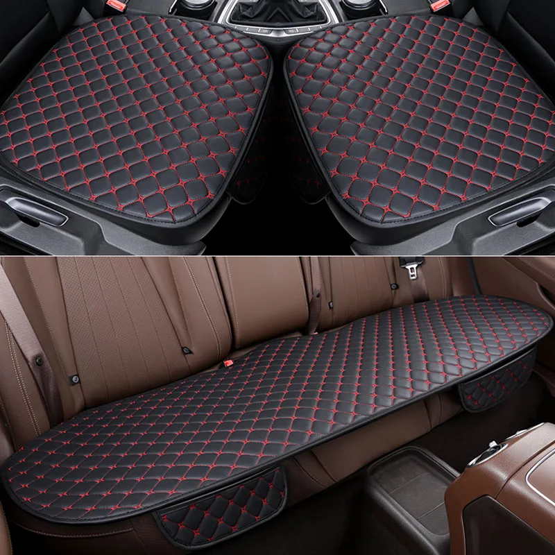 Universal Car Seat Cover Set Premuin Leather Covers Auto Seats Cushion Pad Mats Chairs Protector Accessories | Автомобили и