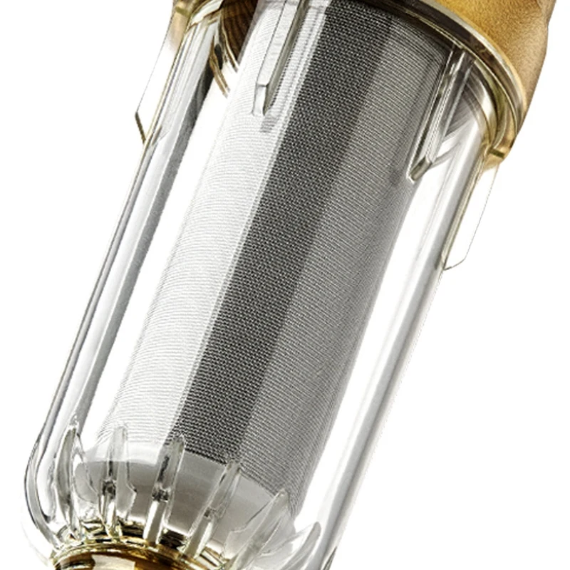 

4 Split-Mouth Water Filters Front Purifier Copper Lead Pre-Filter Backwash Remove Rust Contaminant Sediment Pipe