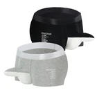 Мужские боксеры, шорты с карманом для носа в виде слона, мужское нижнее белье, сексуальные трусы-боксеры, бриджи