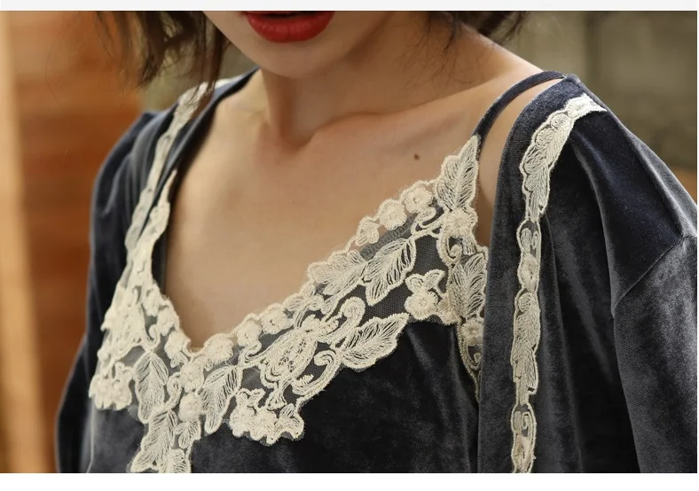 Взрывные модели весна и осень зима новый костюм для беременных богатый Золотой