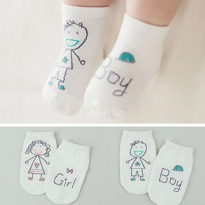 

Cute Spring Autumn Baby Socks Newborn Cotton Baby Boys Girls Cute Toddler Asymmetry Anti-slip Socks for babies winter