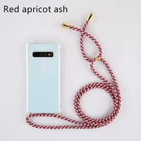 strap cord chain phone cover note 8 9 10 pro tape necklace lanyard mobile phone case for samsung galaxy s7 edge s8 s9 s10 plus