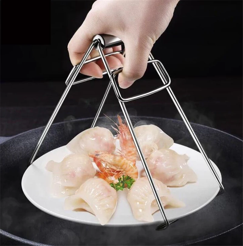 Держатель для миски зажим кастрюли сковороды горячей тарелки чаши защита от