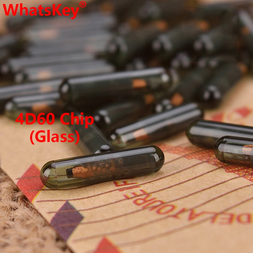 Оригинальный пустой транспондер WhtasKey 4D 60 ID60 для Ford Connect Focus Fiesta Mondeo 4D60 Большое