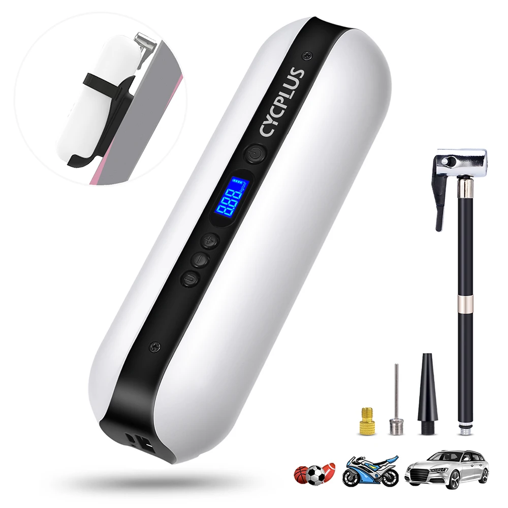Портативный воздушный компрессор велосипедный насос для автомобиля мотоцикла