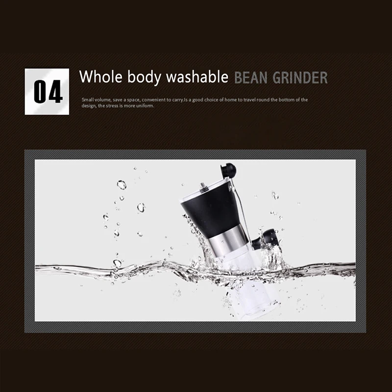 Регулируемый ручной измельчитель кофе ручная Кусачка съемная кофемолка