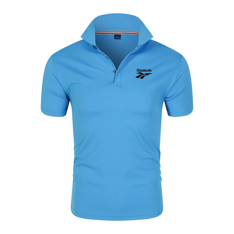 

2021 summer new high-quality men's polo shirt casual business fashion short-sleeved lapel breathable sports outdoor large size
