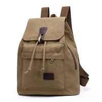 2022 vintage canvas backpack mens and womens bag travel student leisure hiking camping backpack