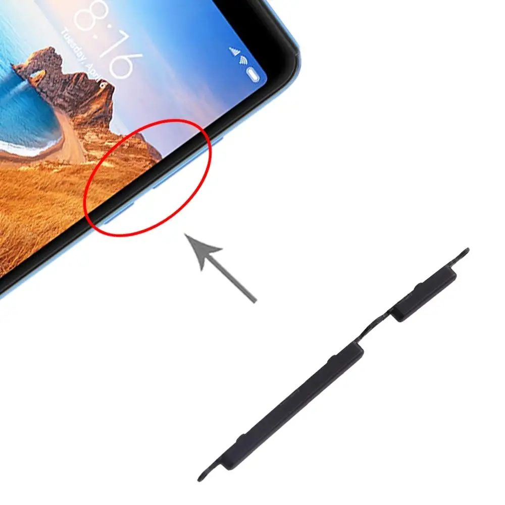 For Xiaomi Redmi 7A Completely New Side Keys Button Volume Power Replacement Repair Parts | Мобильные телефоны и