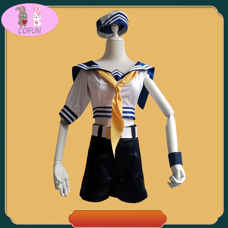 

Game Identity V Fisher Girl Oceangoing Voyage Day Sailor Uniform Suit Cosplay Costume Carnival Halloween Party Outfit For Women