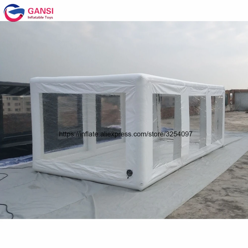 5x2 8x2 м белый надувной автомобильный тент для хранения Надувное покрытие гаража |