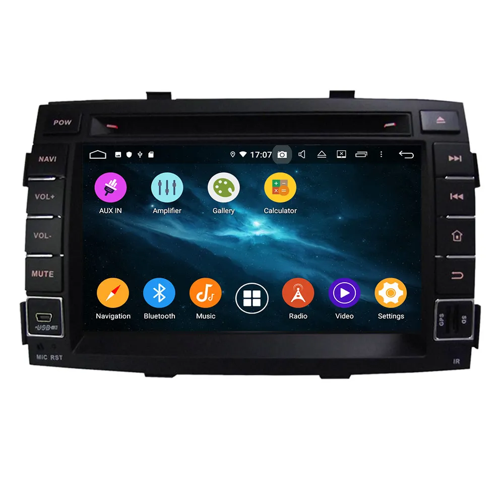 

Android 9.0 Car gps multimedia DVD Player Radio For kia SORENTO 2010 2011 2012 car GPS Navigation DVD Video player headunit DSP