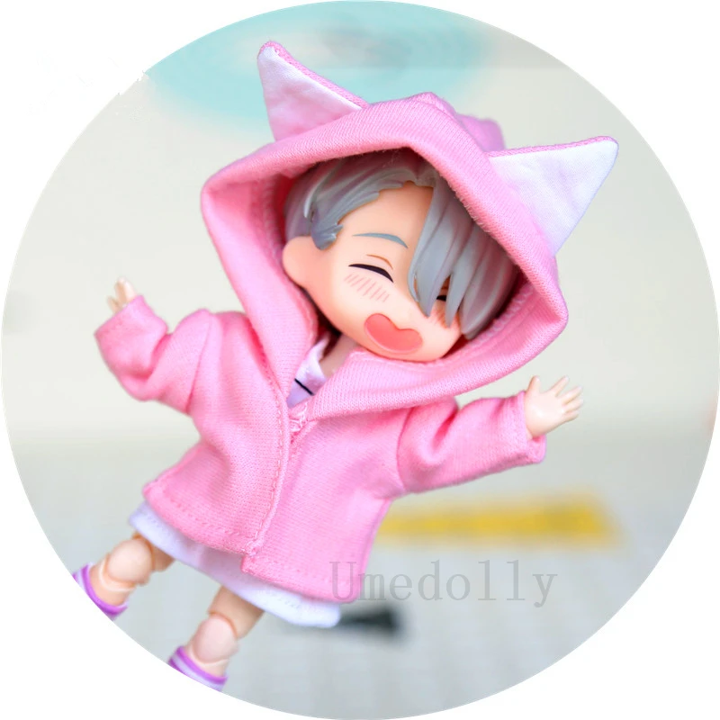 1 шт. симпатичная Obitsu 11 кукла кошка шляпа для ob11 1/12 BJD ГСК одежда наряды