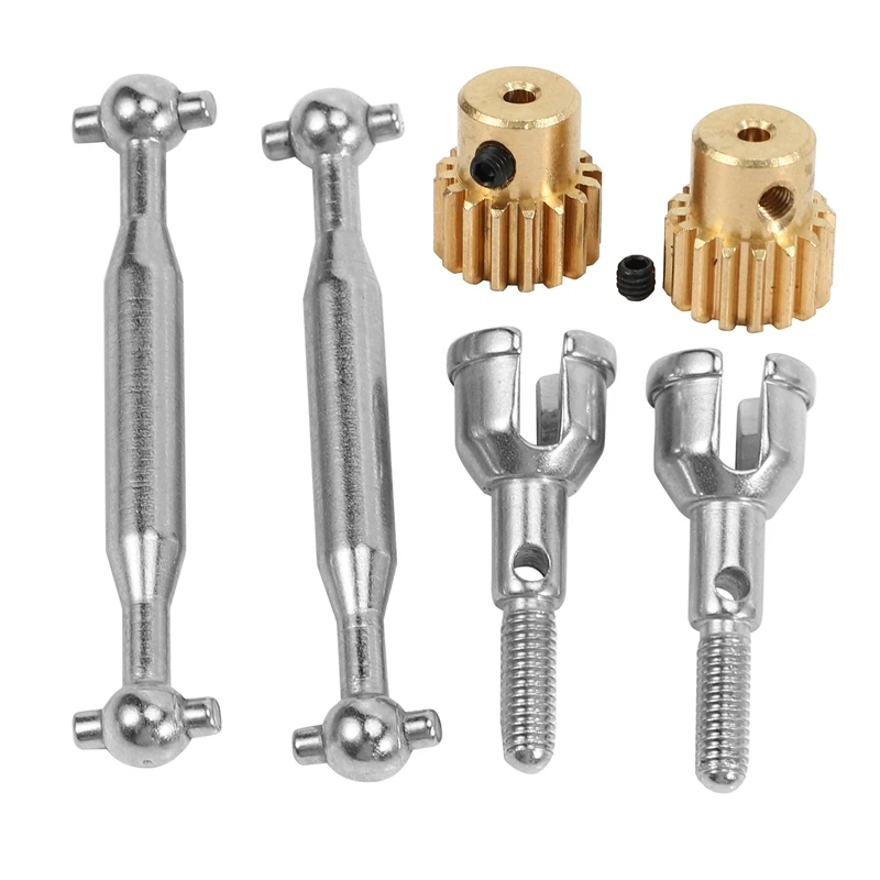 

2 набора, металлический задний приводной вал Dogbone с 2 моторными редукторами 16T