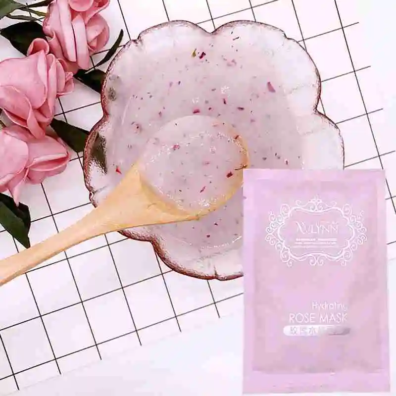 20g Rose Peel Off Mask Powder Soft Powder Face Mask Scars Acne Control Peel Off Mask Skin Care Treatment