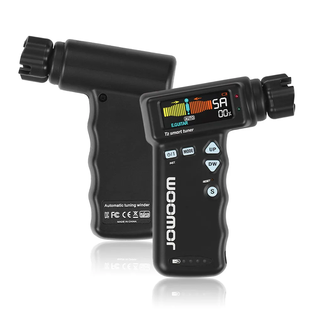 T2 многофункциональный смарт-тюнер для гитары устройство намотки струн