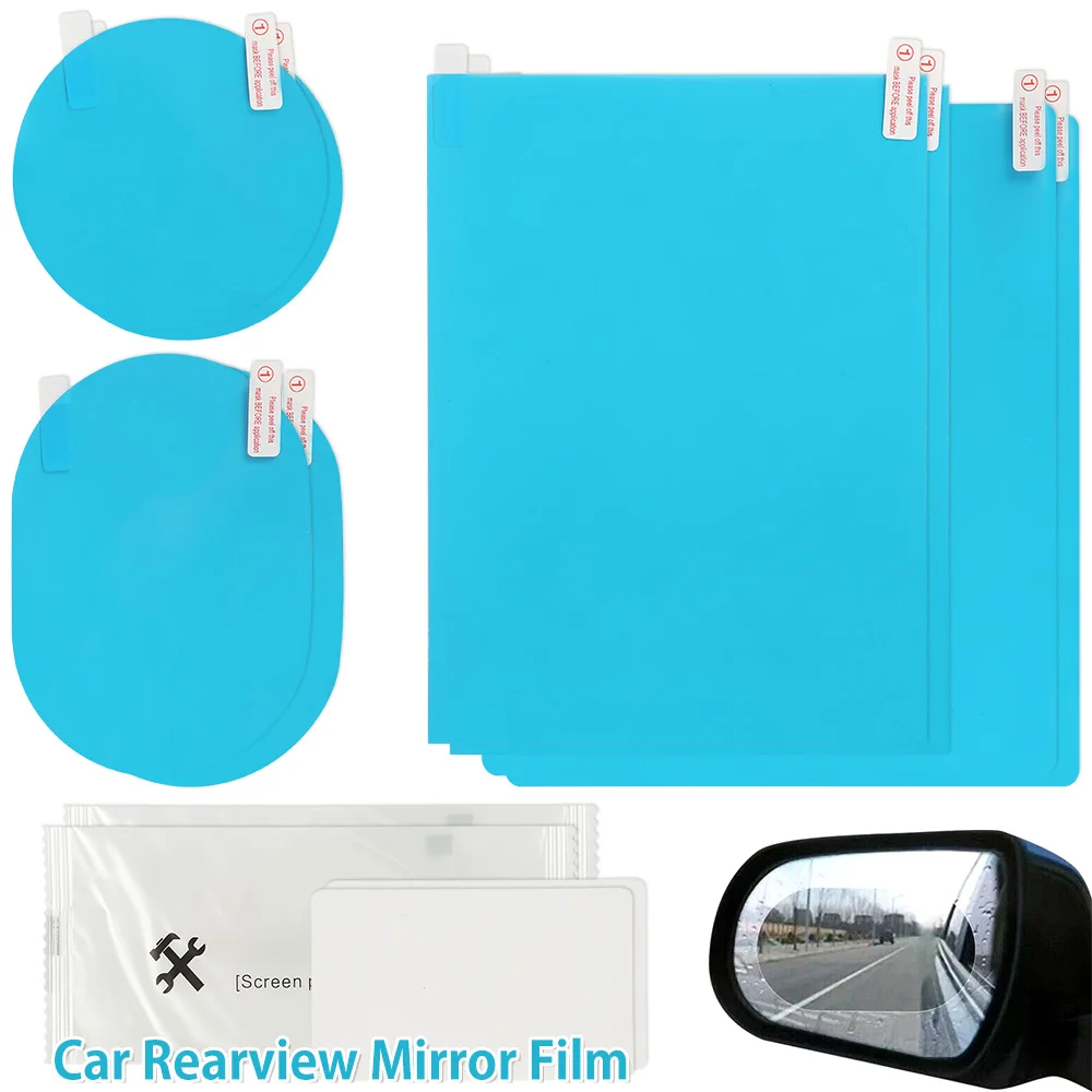 8 шт./компл. водонепроницаемые автомобильные окна прозрачные зеркальная защитная