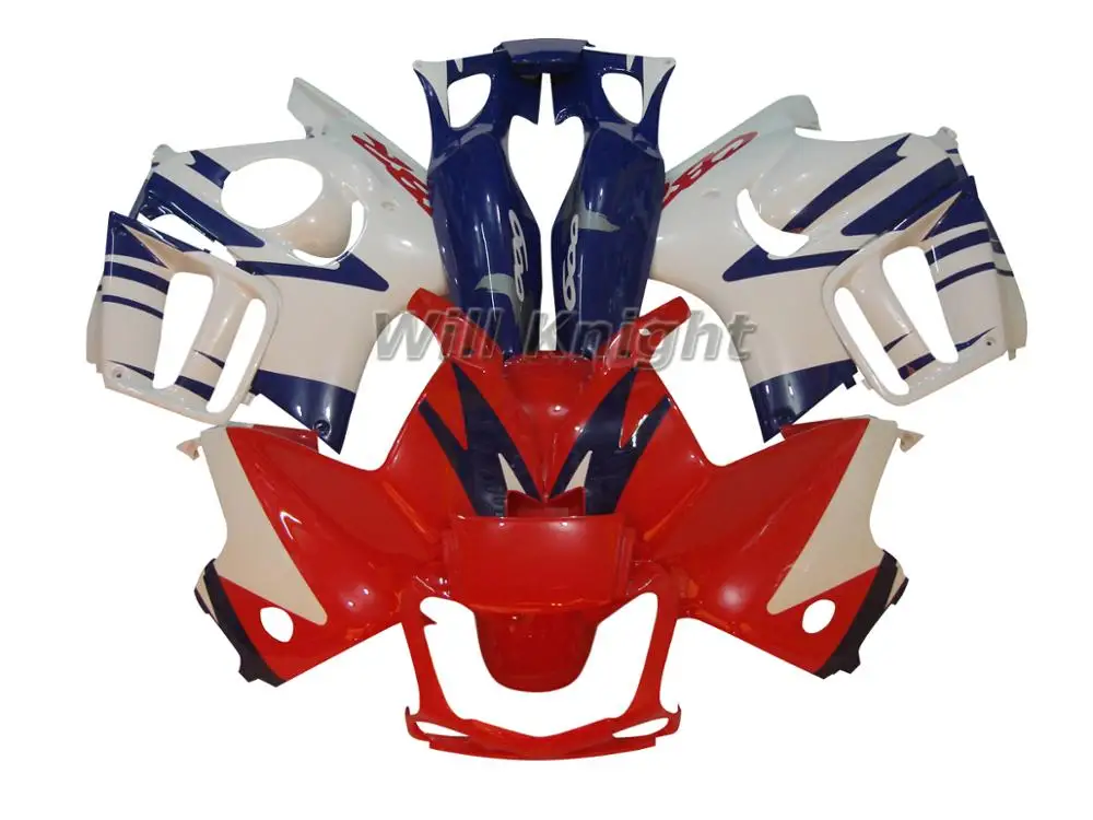 

ABS Plastic Injection Fairing Kit Body Cover for Honda CBR600 F3 1997 1998 Blue Red White