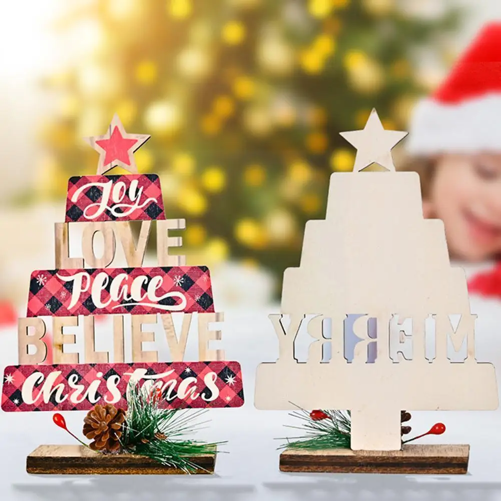 

Деревянные буквы Окрашенные рождественские украшения для елки для домашнего украшения подвесная рождественская подвеска Новогодний пода...