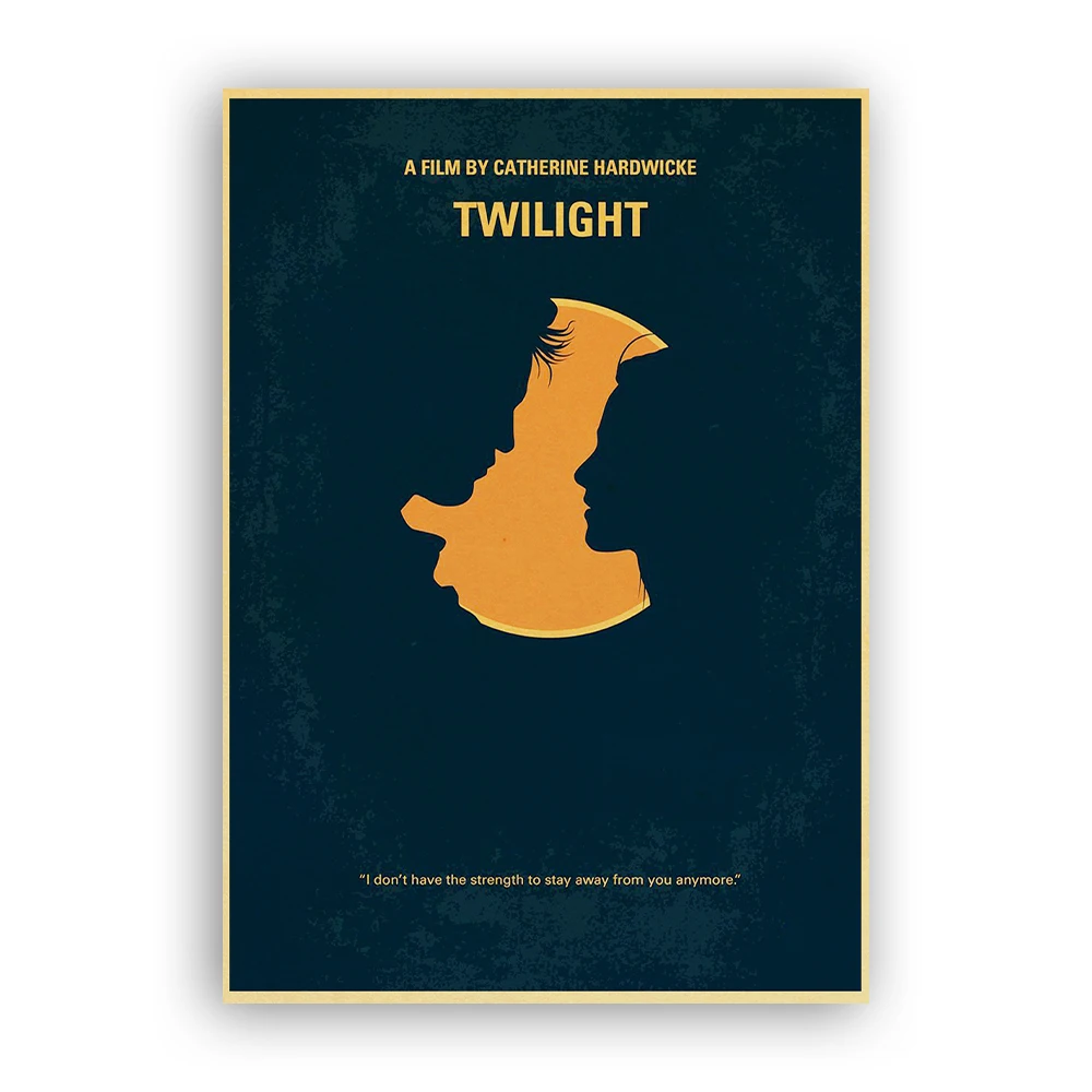 Саги плакат Сумерки крафт-бумага печать прозрачная художественная живопись