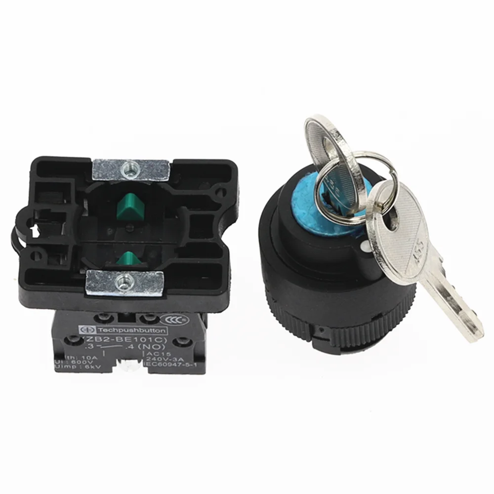 1 шт. переключатель клавиш с замком поворотный ручка переключателя 3 положения № +