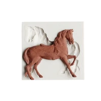 horse chocolate silicone mold candy molds biscuits mould fondant cake decoration diy baking tools