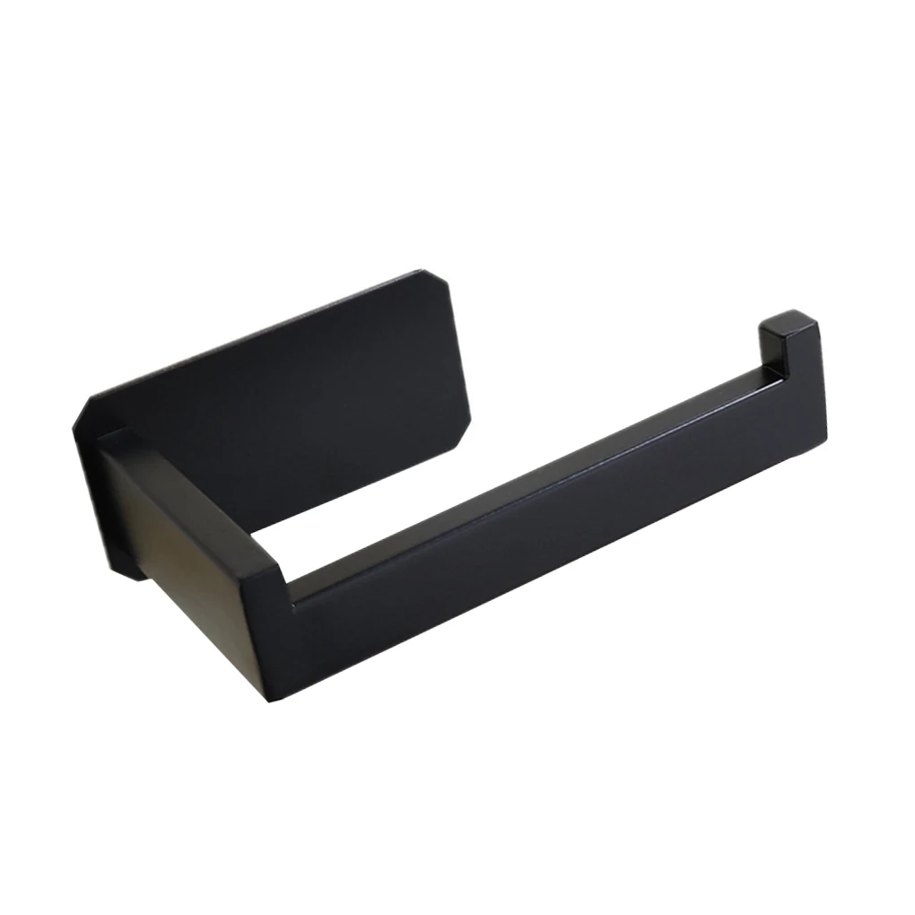 

Wall Mounted Style Bathroom Toilet Paper Holder Household Bath Paper Tissue Towel Stand Rack Stainless Steel Punch-Free