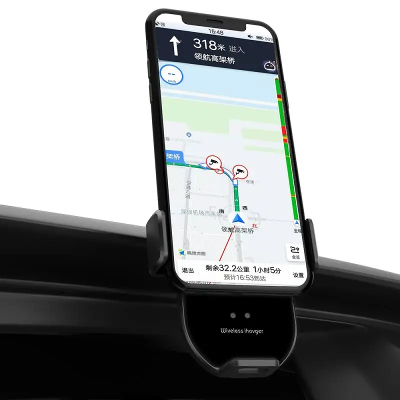 

A7 Upgraded Version Car Wireless Charger 10W Fast Charge Infrared Automatic Sensing Mobile Phone Bracket Universal Car Bracket