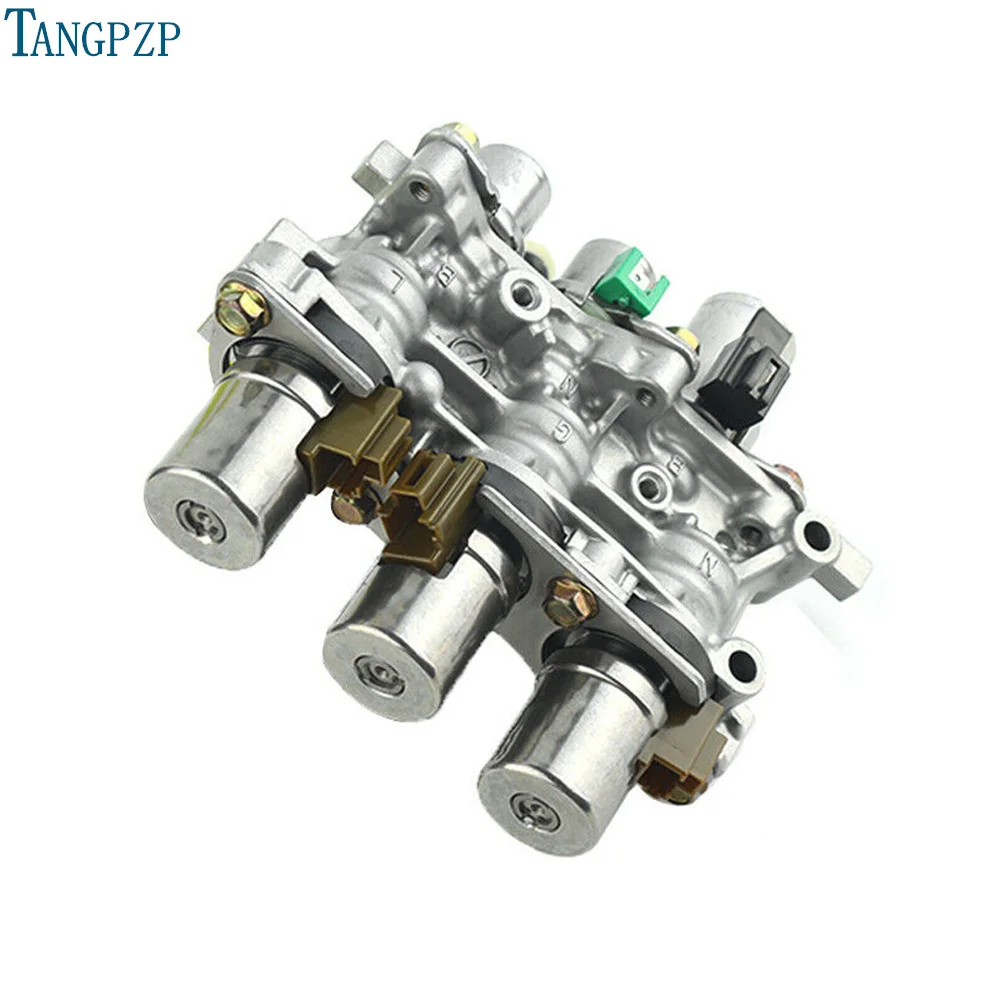 Transmission Solenoid Block Control Unit Module Fit for Ford 4F27E and for Mazda FNR5 5 Speed Main Valve Bodies Silver