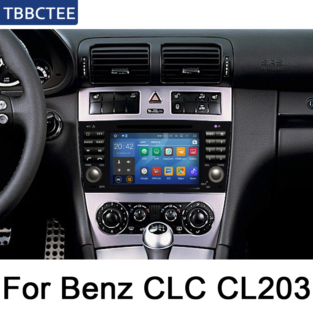 Автомобильный Радио Стерео GPS навигация для Mercedes Benz CLC Class CL203 2008 2009 2010 NTG Android Bluetooth