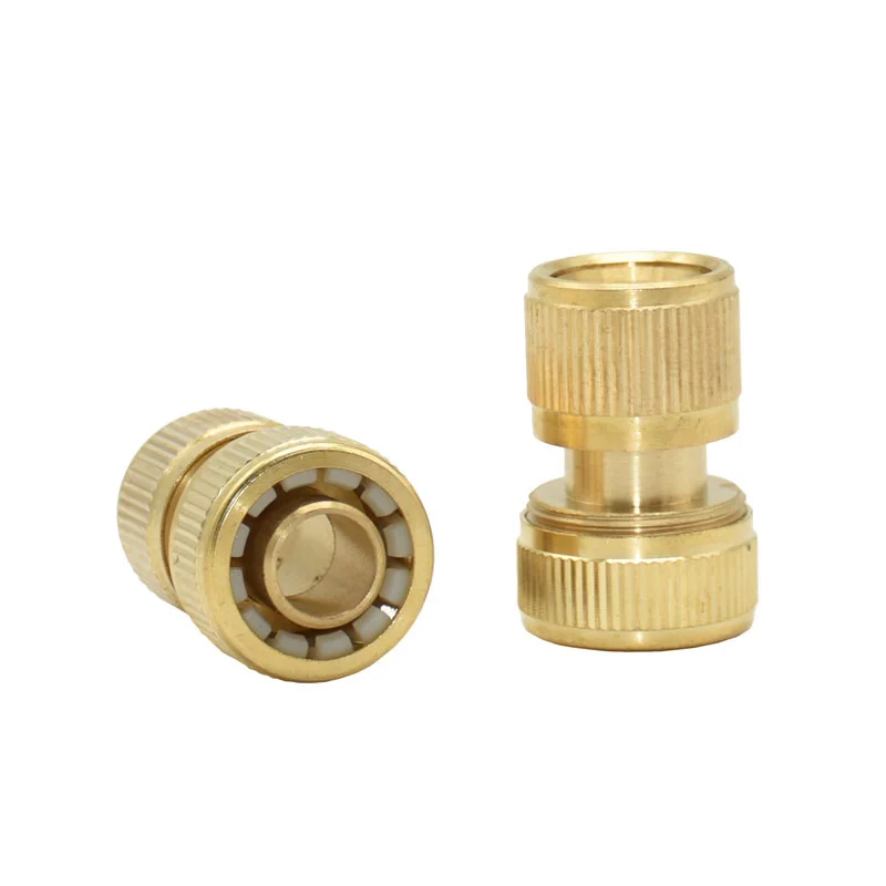 

Brass 5/8 inch water hose Quick Connector water gun fitting hose Connector Pure copper Adapter 6pcs