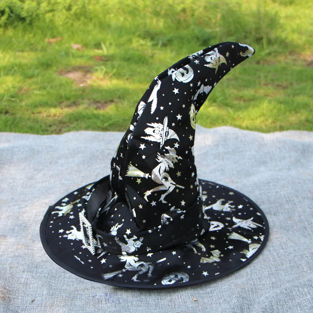 Новая детская шляпа ведьмы для девочек и мальчиков зимняя шапка детей на