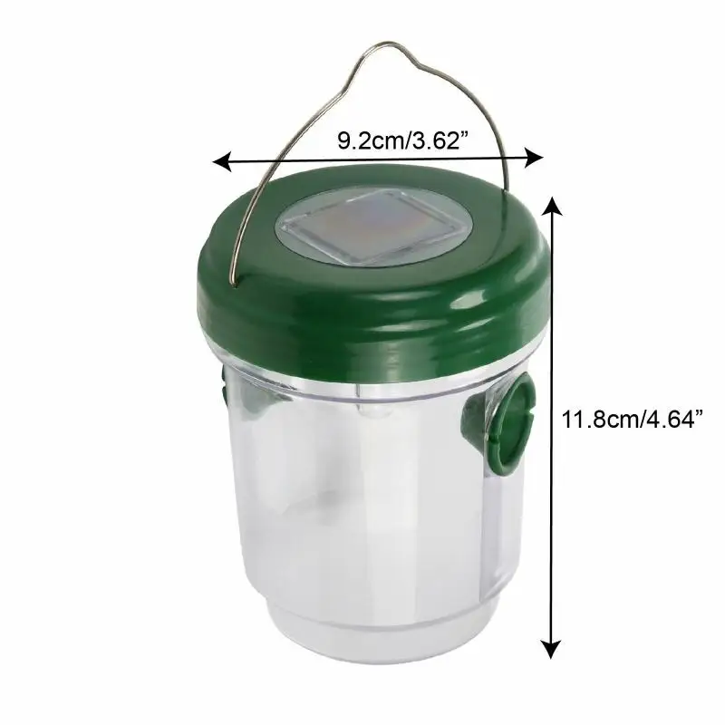 

Solar LED Gardening Fly Trap Insect Trap Drosophila Fruit Fly Wasp Non-Toxic Insect Repellents Garden Park Insect Catcher Tool